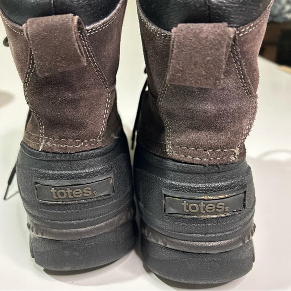 Totes Thermalite Work Boots Men’s 13 Leather Upper Lace Up Insulated Waterproof - Picture 5 of 10